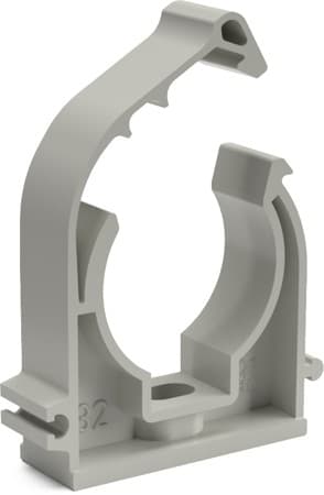 Chuděj Objímka PPR jednoduchá, příchytka, s klipem 40mm 443