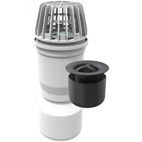 ACO Odtokový díl světlíku DN100 Allround s pachovým uzávěrem