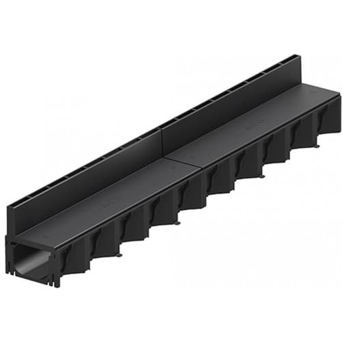 ACO Žlab Hexaline plastový s štěrbinovým nástavcem Brickslot, délka 1000mm, šířka 129mm, hloubka 138mm