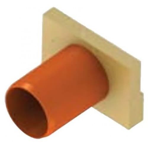 ACO Stěna čelní, čelo s odtokem DN 50 pro konec žlabu Euroline mini z polymerbetonu, barva natur