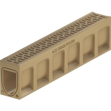 ACO Žlab Monoblock PD 100V polymerbeton, délka 1000mm, šířka 150mm, hloubka 230mm, barva natur