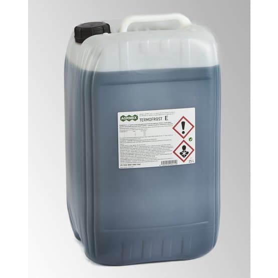Agrimex Termofrost E (25L) nemrznoucí KONCENTRÁT do radiátorů, kapalina teplonosná antikorozní, friterm, poměr ředění: 1:1 -35°C, 1:1,5 -24°C, 1:2 -17°C